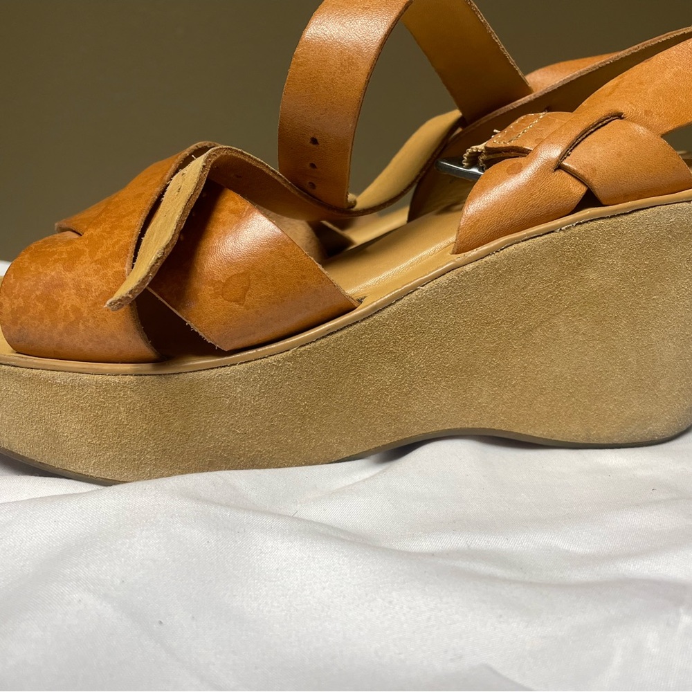 Kirk-Ease Brown Leather Sandals